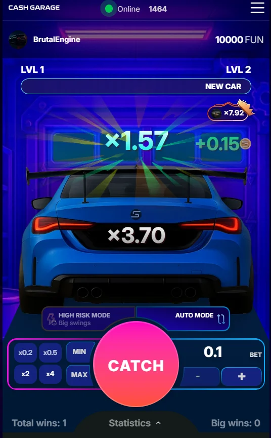 Cash Garage gratis