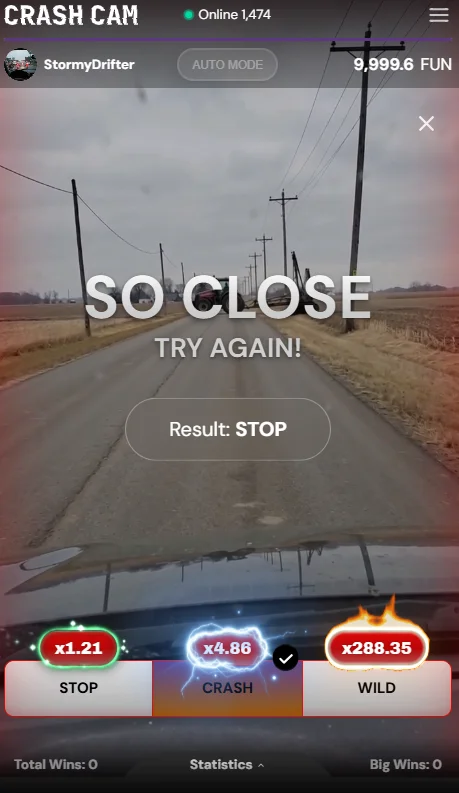 Crash Cam spel