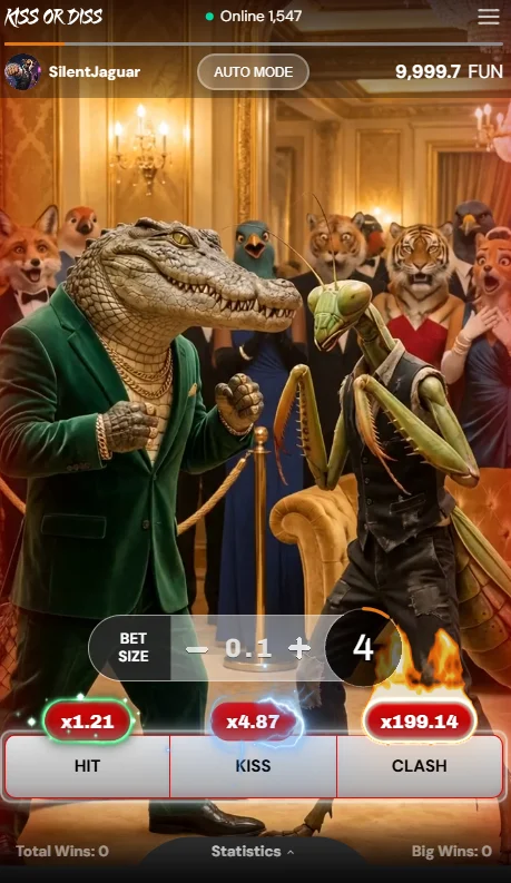 Kiss or Diss speldemo